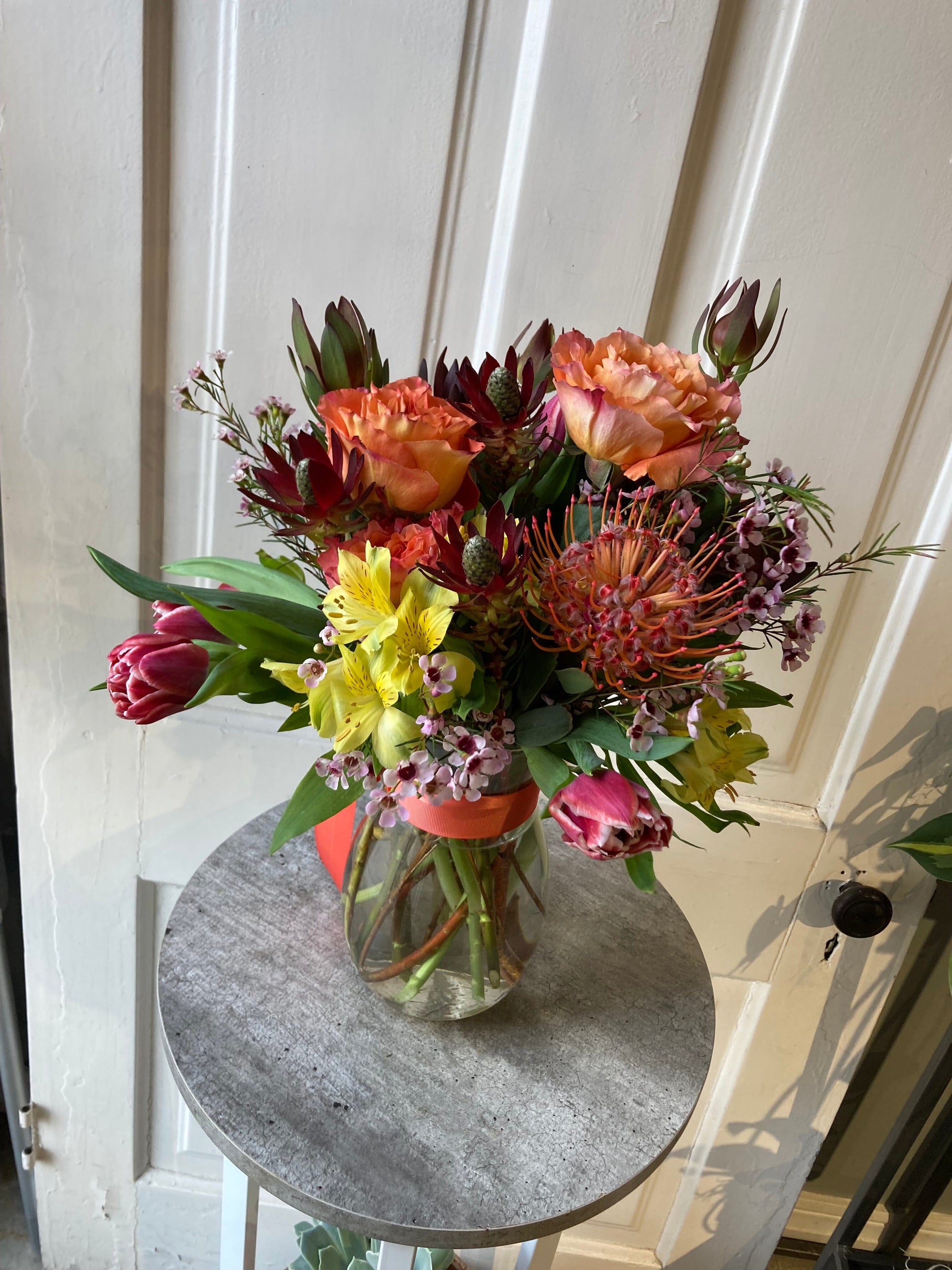 designer’s choice pinks and oranges