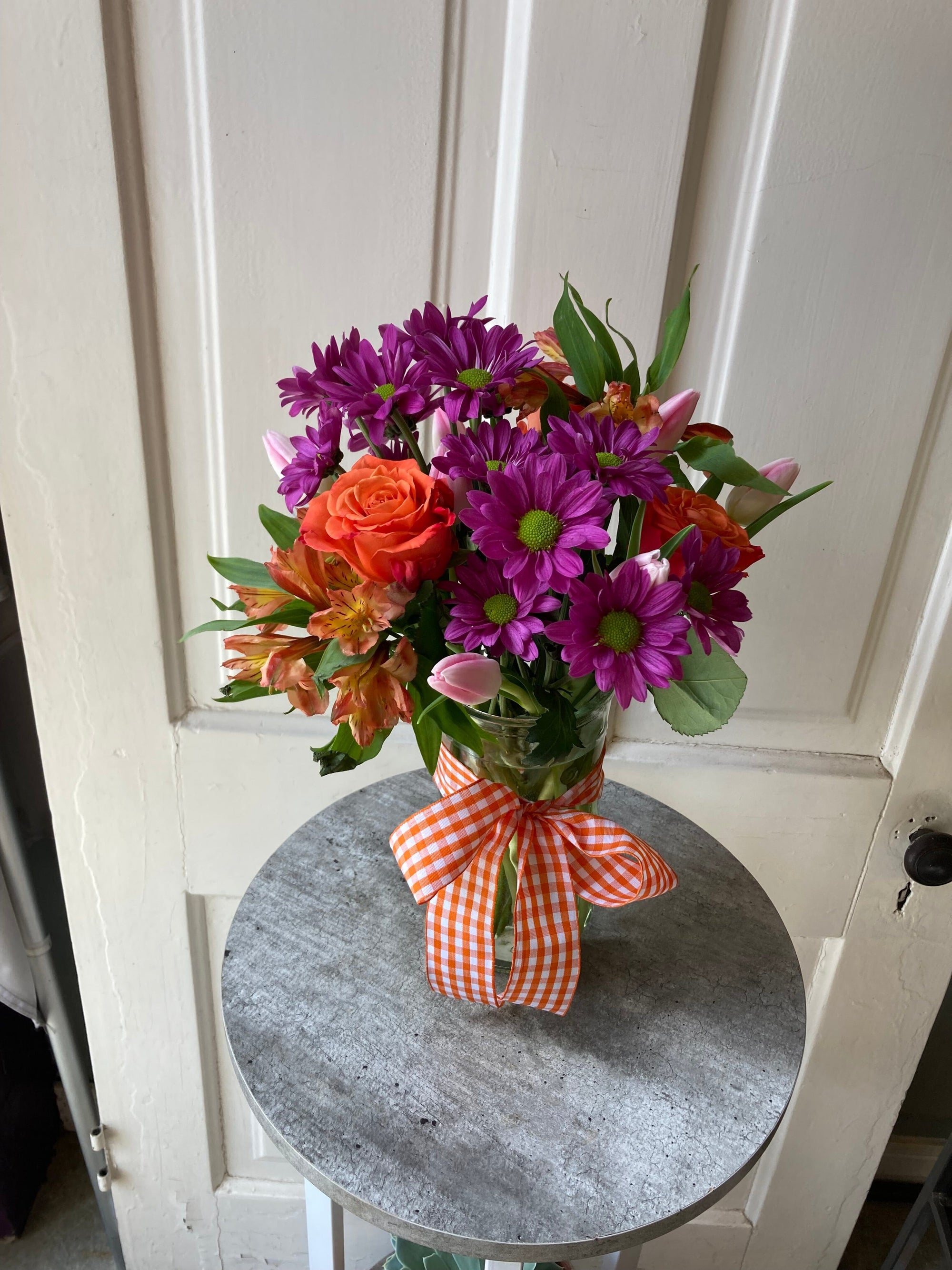 designer’s choice pinks and oranges