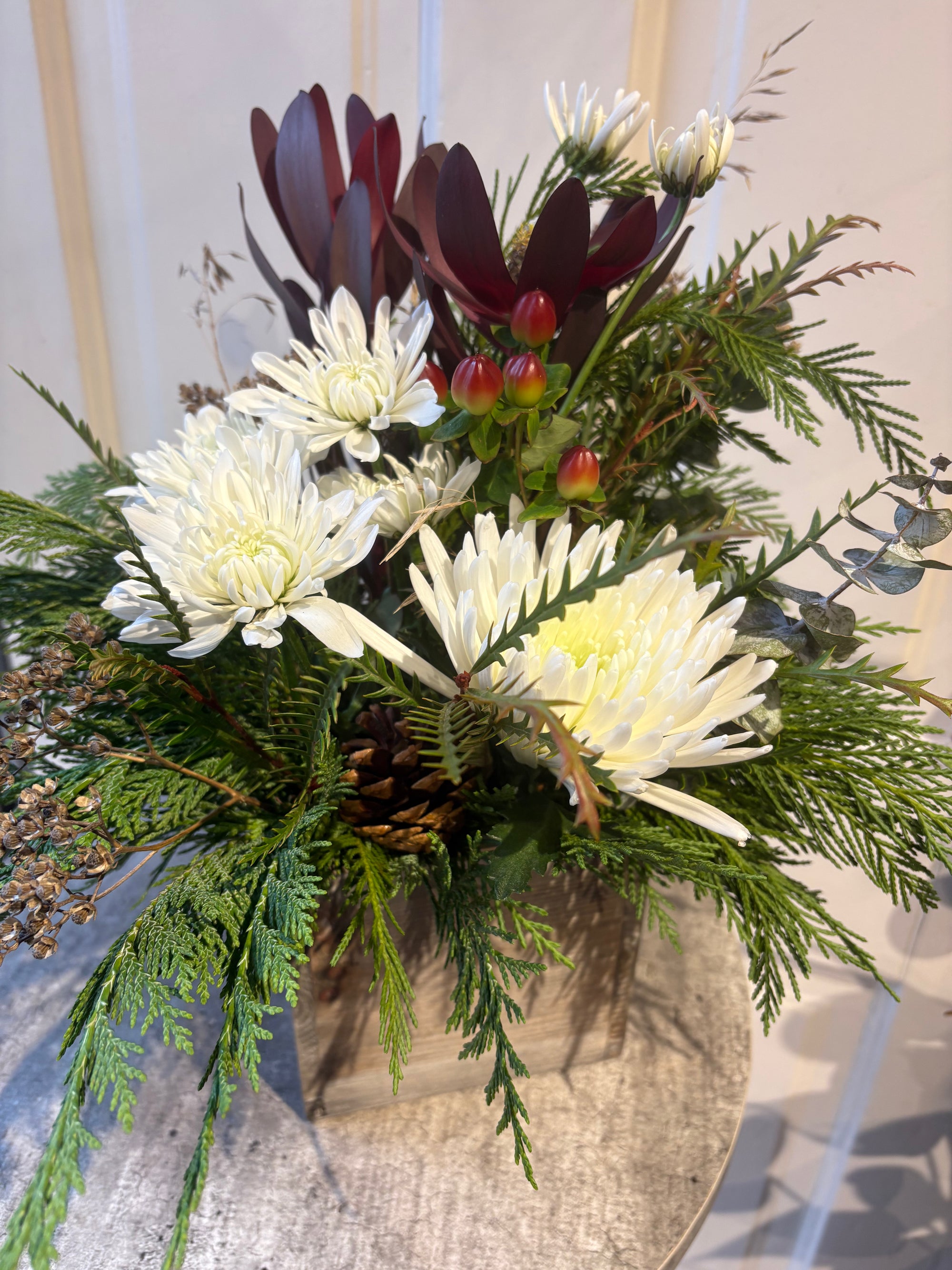 pinecones and textures