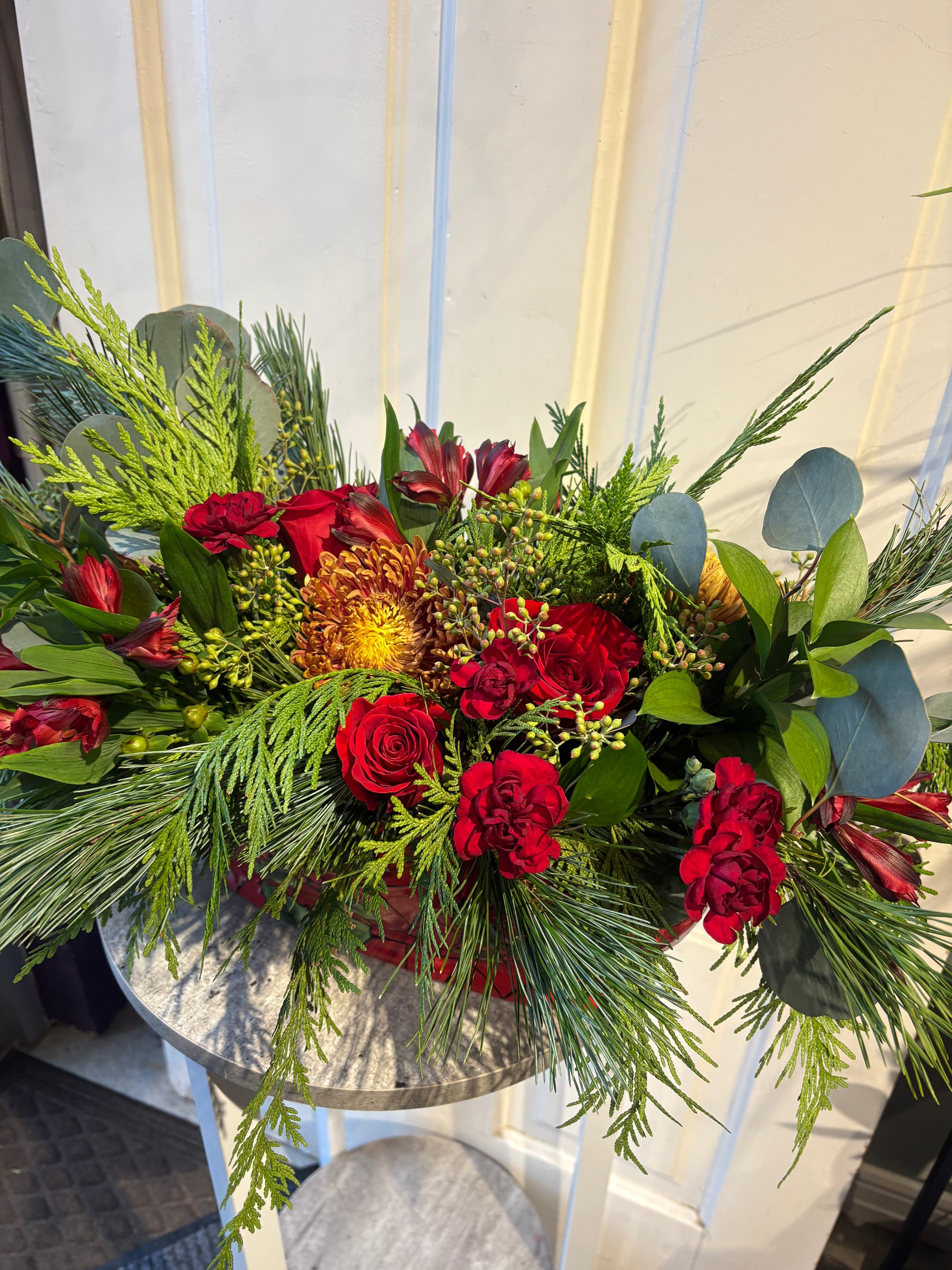 holly jolly centerpiece