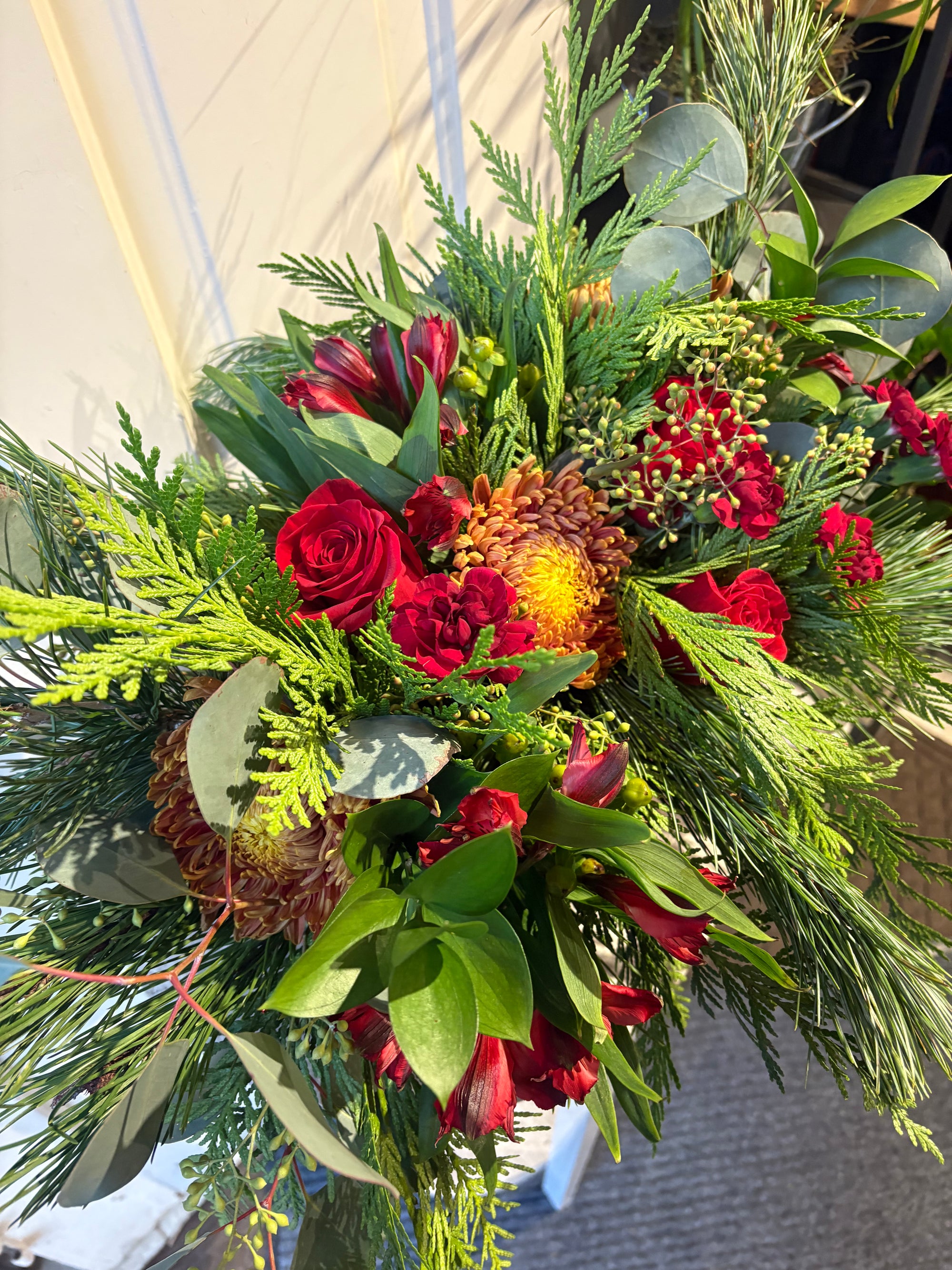 holly jolly centerpiece