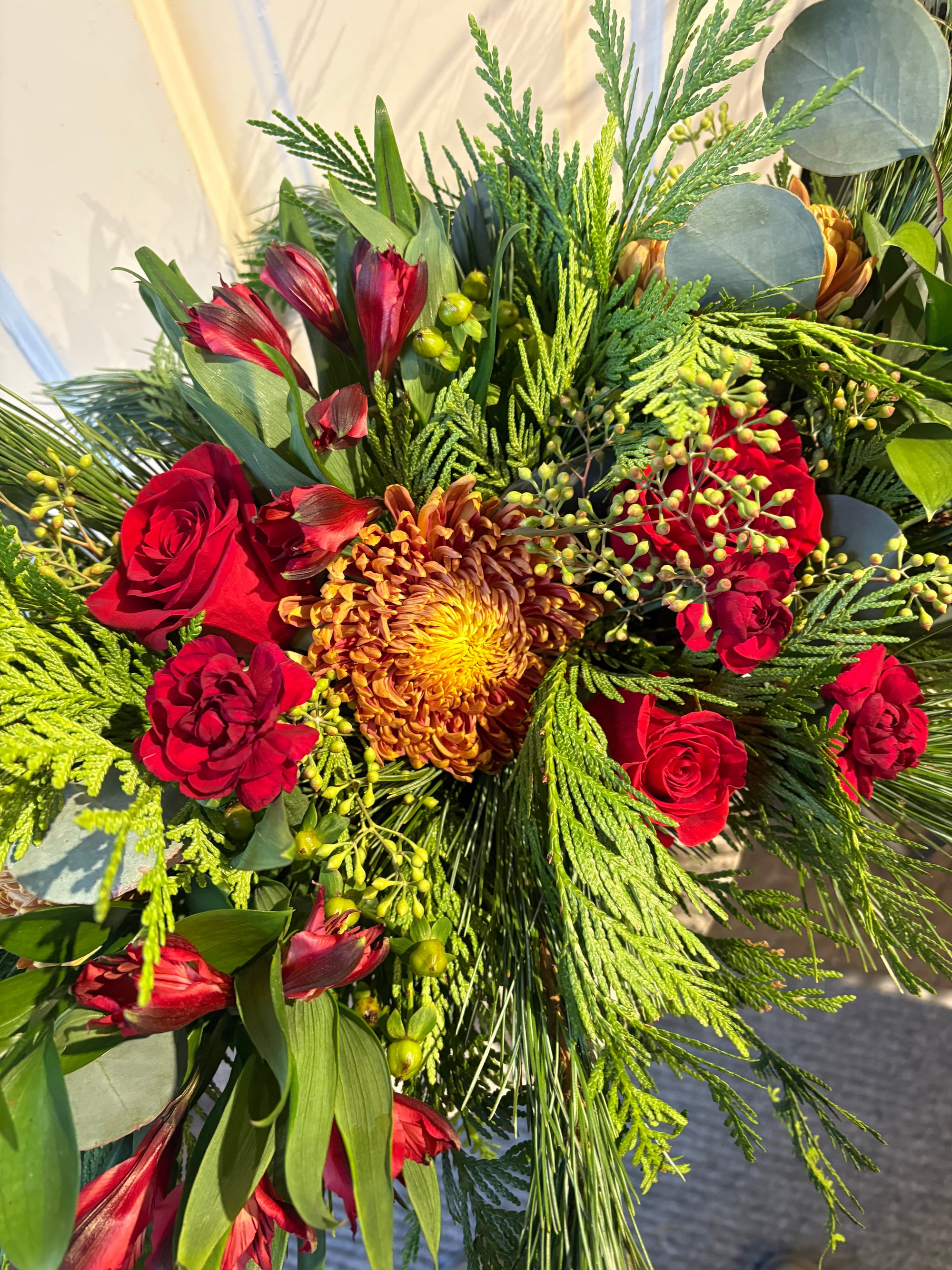 holly jolly centerpiece