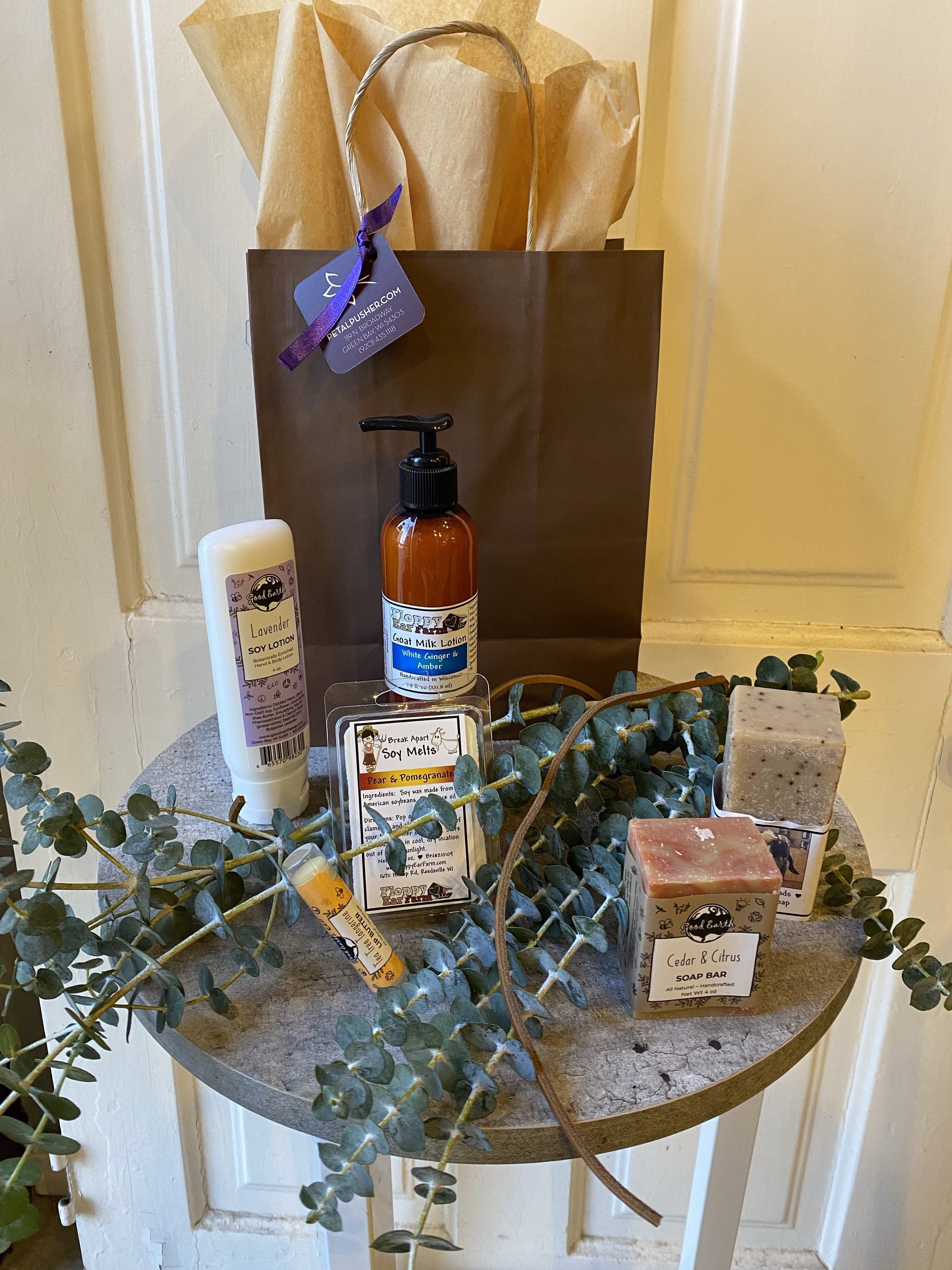 eucalyptus shower bundle Petal Pusher