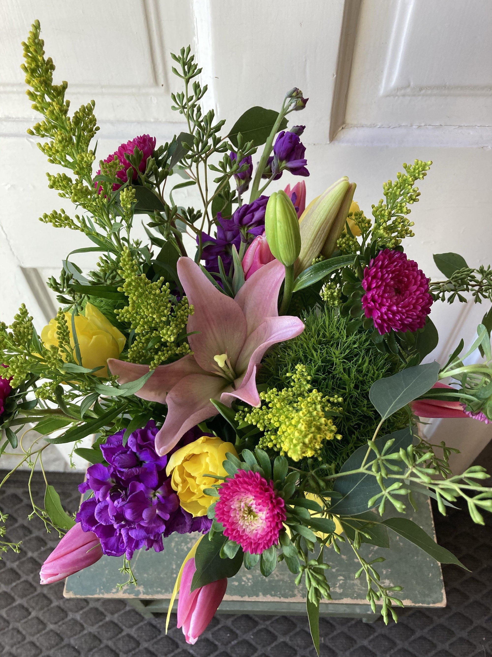 custom flower arrangement: $45 - $200